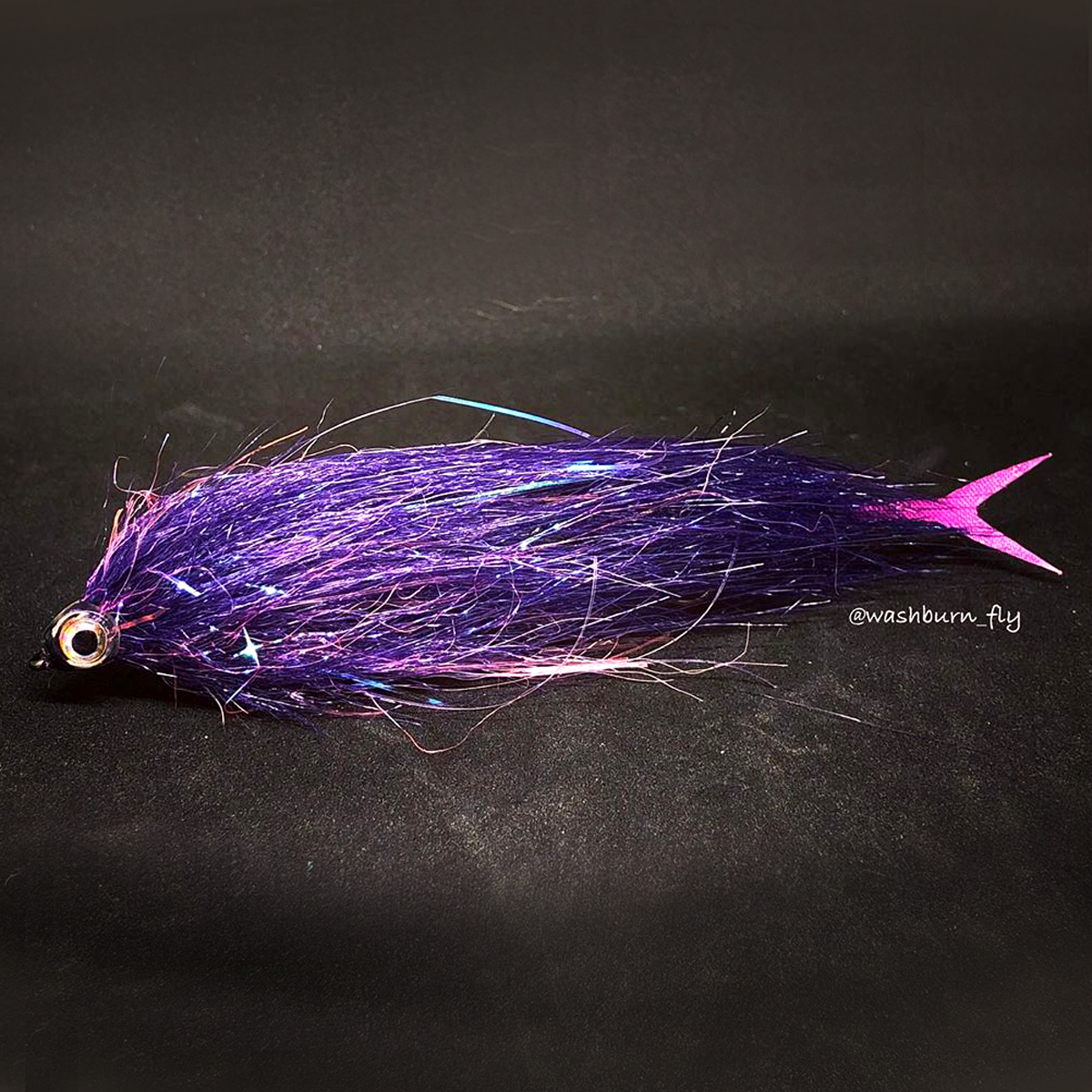 Crystal Leech Purple Fly, by Washburn Fly