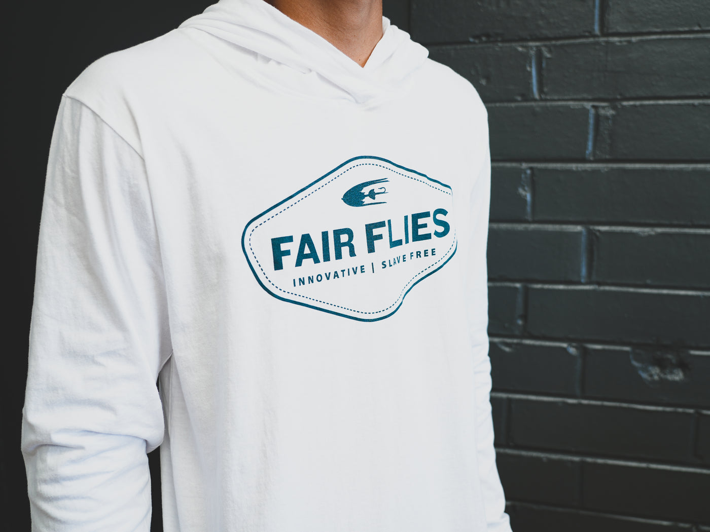 Fair Flies Shield Hooded Long-Sleeve