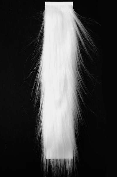 White Fly Fur, long strip