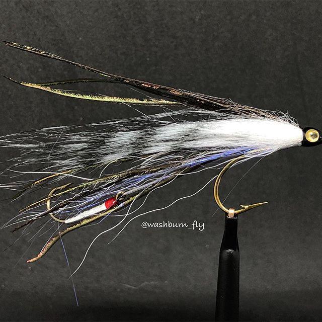 Lure tied with White Barred Black Fly Fur